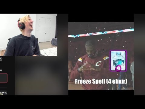 xQc Can't Stop Laughing at LeBron James Meme Meta