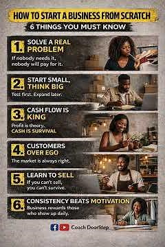 How To Start a Business From Scratch (6 Things You Must Know)