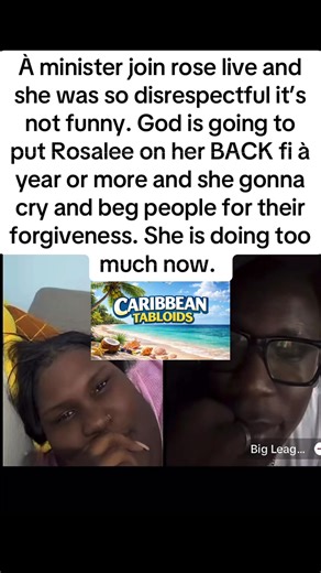 If you think God play rosalee wait till him put you on your back you à go bawl like baby. This was so distasteful. #rose #akeam #jakes #dyemaattitude