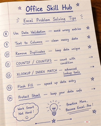 🔥 Excel Problem Solving Tips Part 2 | Excel Expert Banne Ki Smart Tricks 💡#exceltips #excel #shorts
