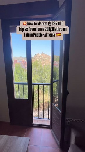 📣cyc931 ~ New to Market 💫 €95,000 ~ Build 120m2 A Superb Village Loft-style Triplex - furnished with open plan living/dining & fully fitted kitchen. 2 double bedrooms, 3 bathrooms and a large garage. Within a few minutes walking distance to the pretty market town of Lubrin. Well located to enjoy all the amenities of this pretty market town. Enjoying spectacular village views! The property has an open plan living/dining room with a fully fitted kitchen area, high pitch vaulted ceiling. A cloakr