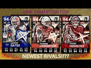 NEW ANIMATION FOR NEWEST RIVALS IN CFB 26 ULTIMATE TEAM!!