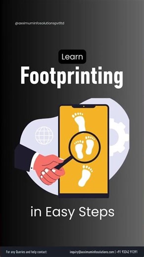 Learn Footprinting in Easy Steps #ethicalhacking #infosec