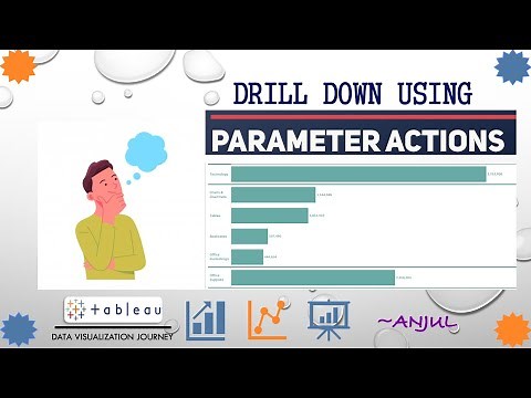 Tableau Learning - Drill Down Using Parameter Actions