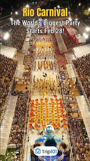 🎊 Rio Carnival 2025: The World’s Most Dazzling Festival! 💃🎶#shortsvideo #riodejaneiro #carnival