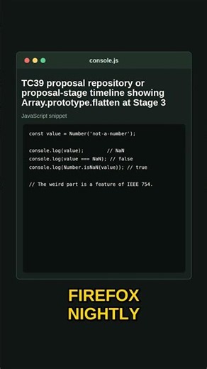Why JavaScript Renamed flatten to flat #Shorts