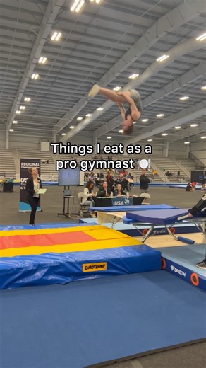Tomas Minc | Gymnasts have such nutrient dense diets🫃 #gymnastics #sports #olympics #flips #trampoline #diet #gymnast #fails #flipfail | Instagram