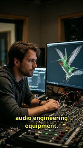 Hummingbird Wings: 50 Beats/Sec! 🤯 Can YOU Hear It?