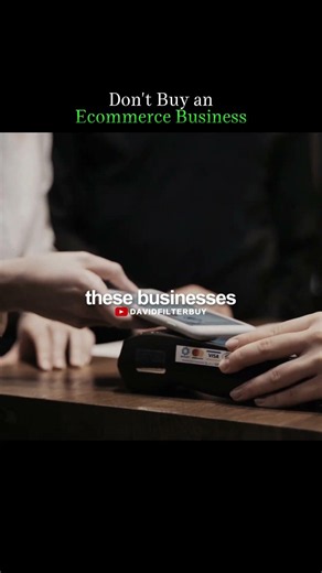 Why Never Buy an Ecommerce Business