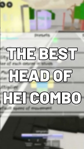 The BEST Jujutsu Shenanigan's Head of Hei Combo #jujutsukaisenroblox #robloxjjk #robloxanime