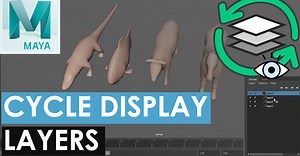 (MAYA) Cycle Display Layer VIsibility