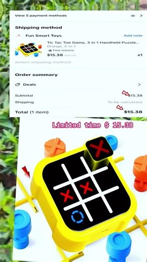3-in-1 Tic Tac Toe Puzzle Game – Portable Fun for Travel & Gifts #tictactoestar