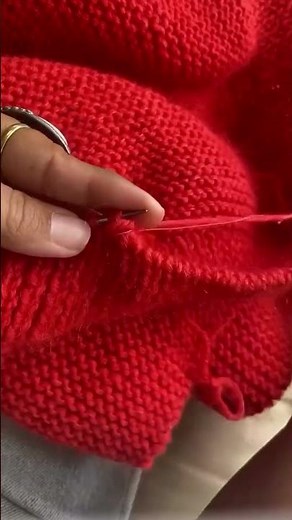 Cast Off Rib Stitch with a Needle 🧵 | Knitting Bind Off Tutorial