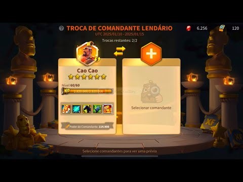 Swap of commanders - step by step - Rise of Kingdoms RoK