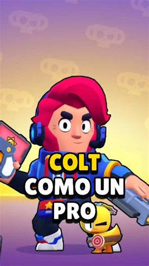 Juega a Colt como un Pro en Brawl Stars 🔥⭐️🔫 #brawlstars #coltbrawlstars #protip #colt