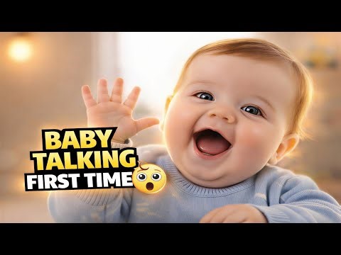 Cute Baby Laughing & Talking for First Time 👶😂 | Hello Papa Hello Mama😍 | Cute Heart-Melting Moments