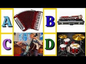 A to Z Musical Instruments Names | Learn Alphabet Musical Instruments A to Z | ABC Musical🎸🎹