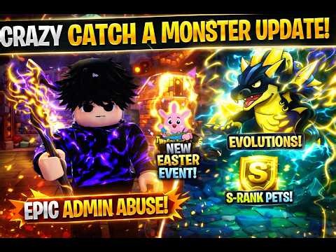 NEW Easter Update + ADMIN ABUSE?! Catch A Monster INSANE Event 🔥