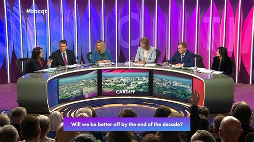 “Rachel [Reeves] is in hot water, she did an awful budget last autumn” “You guys were in charge for fourteen years!” Conservative Mims Davies and trade unionist Shavanah Taj debate Labour’s economic plans #bbcqt | BBC Question Time
