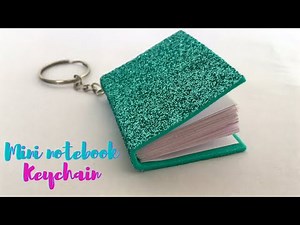 Mini notebook keychain | miniature book keychain | Back to school supplies