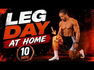 10 Minute Home Leg Workout to Build Stronger Legs | No Equipment | Follow Along