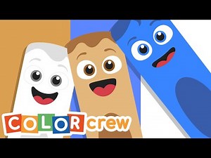 Toddler Learning Video | Color Crew | Drawing | @BabyFirst Learn Colors, ABCs, Rhymes & More ​
