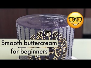 Beginner friendly buttercream tutorial using a cake comb