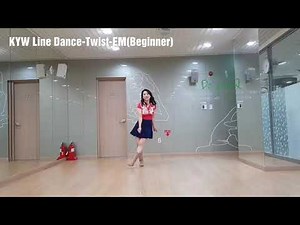 TWIST-EM LINE DANCE- (Beginner) Demo & Count