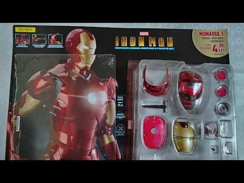 Iron Man Mark 3 helmet assembly DeAgostini