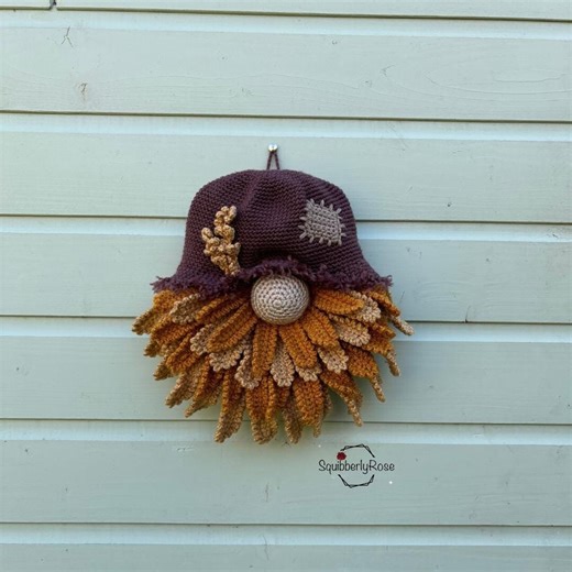 Crochet Scarecrow, Autumn, Fall, Gonk, Gnome, Wreath Pattern, PDF, DIGITAL DOWNLOAD - Etsy