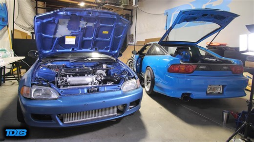My K24 turbo Civic and 2JZ 240SX question JDM builds