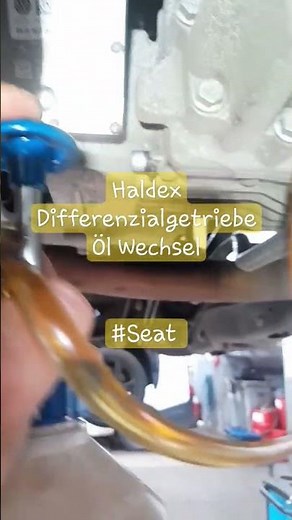 Haldex Differenzialgetriebe Öl wechsel