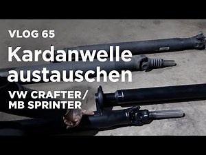 Replacing the cardan shaft VW Crafter / MB Sprinter