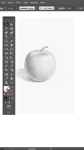 FROGI on Instagram: "3D Apple Tutorial 🍎 From basic shapes to a clean 3D form. A simple approach to building realistic 3D objects. Save this reel 💾 Follow for more design tutorials 🎨 #3ddesign #3dmodeling #3dtutorial #graphicdesign #digitalart"