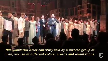 ‘Hamilton’ Had Some Unscripted Lines for Pence. Trump Wasn’t Happy.