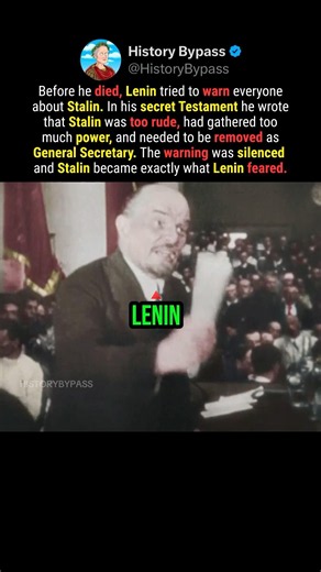 Lenin Tried to Stop Stalin #shorts
