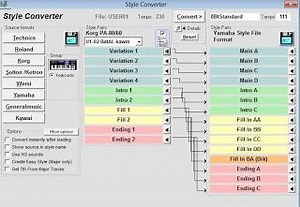 Yamaha To Roland Style Converter