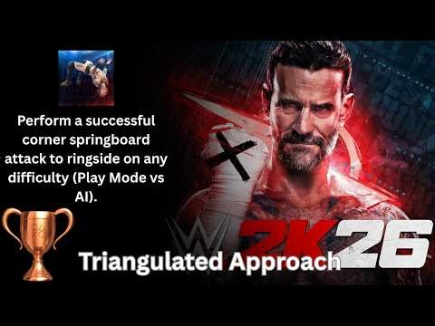 Triangulated Approach - WWE 2K26 Trophy Guide