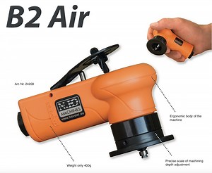 N.KO B2 AIR Hand Held Deburrer - Capital Equipment Plate Bevellers