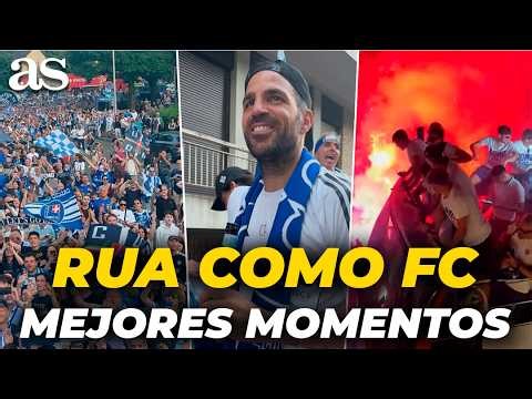 MEJORES MOMENTOS de la RUA del COMO con CESC FÁBREGAS a la CABEZA: histórico JUGARÁ CHAMPIONS