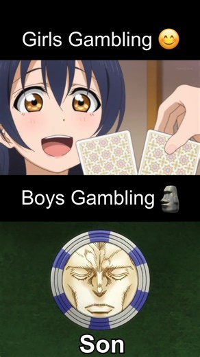 Girls Vs Boys Gambling 💀 #jjba #jojomemes #jojosbizarreadventure