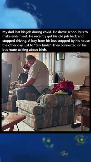 Boy visits former bus driver just to talk birds—proof that connections last. 🐦❤️#Kindness#Friendship