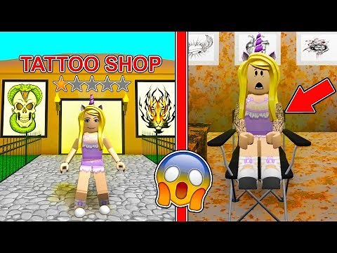 I Got A TATTOO At The Worst Rated Shop In Bloxburg! (Roblox)