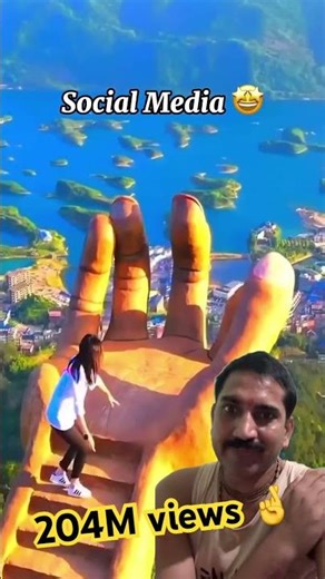 Social media vs reality || Social media || Reality || camera || nature || retake || 204M views