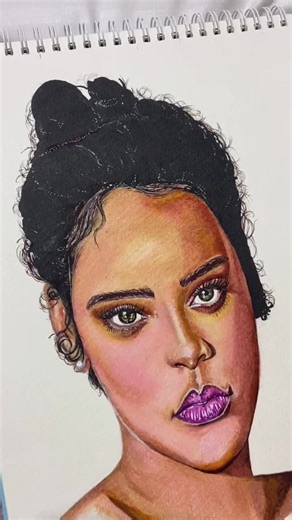 Rihanna ❤️ #art #rihanna #drawing #viral #tiktok #fyp #foryou