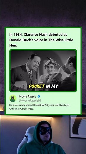 Clarence Nash Voiced Donald Duck for 50 Years 1934-1983