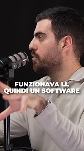 Portare un Software di Successo nel Mercato Italiano Sapevamo che avrebbe avuto successo perché avevamo effettuato una ricerca di mercato negli Stati Uniti e avevamo l'idea di prendere un software funzionante là e introdurlo nel mercato italiano. | Symposium Podcast