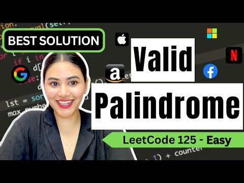 Valid Palindrome - LeetCode 125 - Python