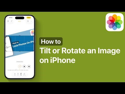 How to Tilt Images to a Certain Angle on iPhone
