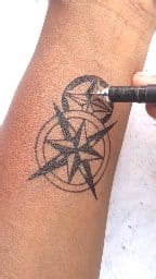 tattoo art ## compass hand tattoo art | Sonu SWS